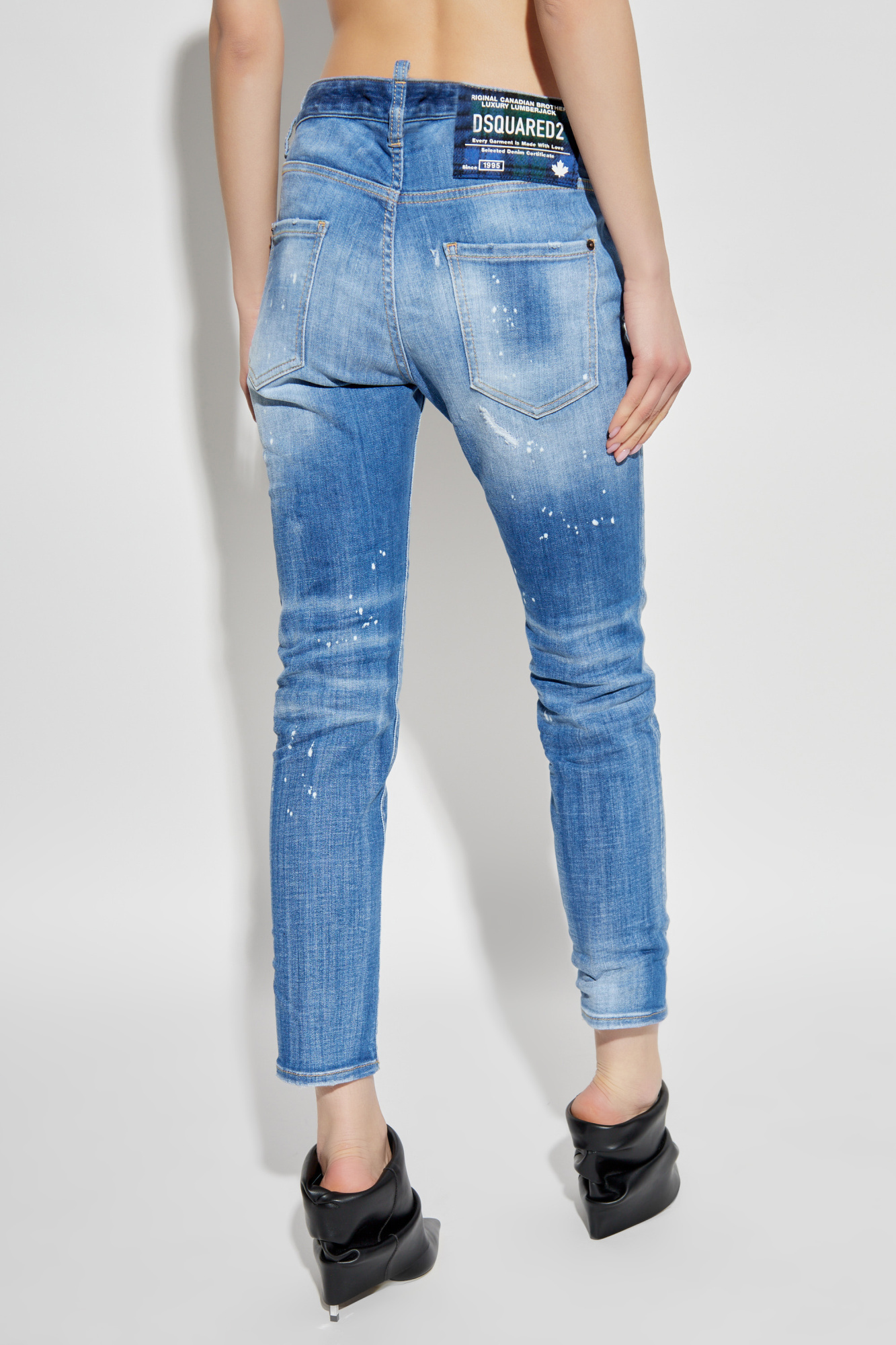 デニム・ジーパン Dsquared2 Blue Denim Cool Girl Jeans Blue Jeans Cool Girl Dsquared2 - Vitkac AS